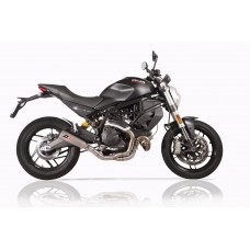 QD Exhaust Half System with Tri-Cone or Max-Cone Muffler for Monster 797